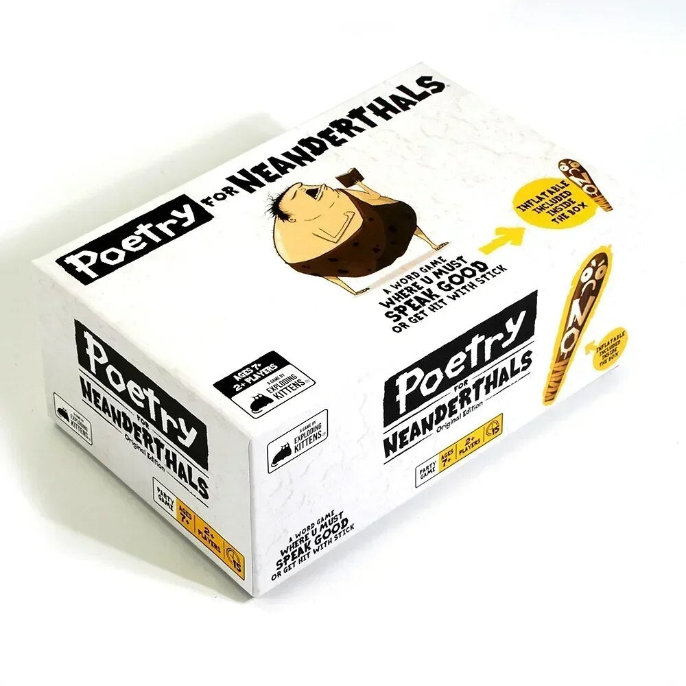 Exploding Kittens Poetry for Neanderthals by Exploding Kittens - Fun Family Games Exploding Kittens Poetry for Neanderthals by Exploding Kittens - Fun Family Games